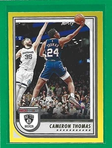 2022-23 Hoops Basketball Yellow Cameron Thomas #14 Brooklyn Nets - Picture 1 of 2