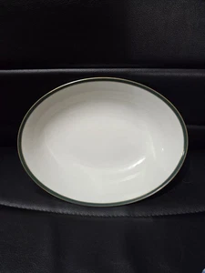 Royal Doulton Oxford Green 10" Oval Serving Bowl - Picture 1 of 6