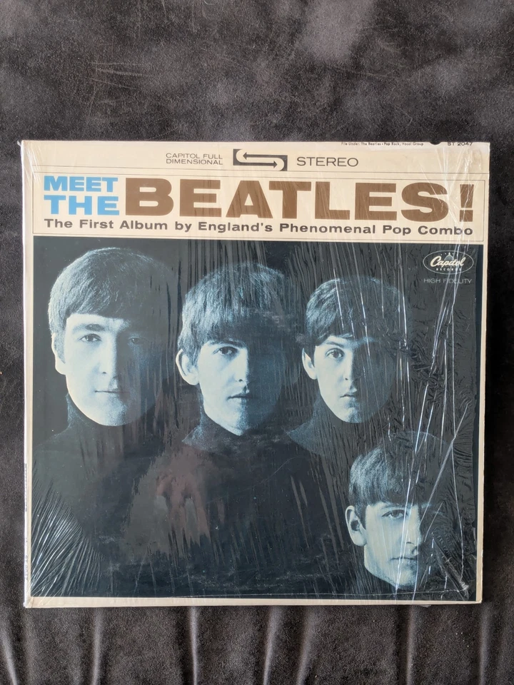 The Beatles Meet the Beatles 1964 Capitol ST 2047 Early Pressing-"Errors" - Image 1 of 4