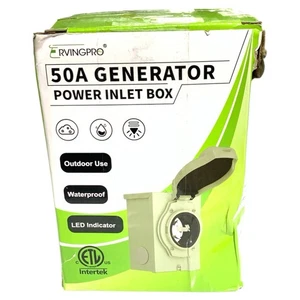Reliance Controls PB50 50A 125/250V Power Inlet Box - Picture 1 of 3