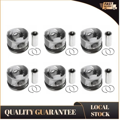 6-Piece Piston Kit for LAND ROVER RANGE ROVER JAGUAR 3.0 306DT TDV6 Foto 1 de 4