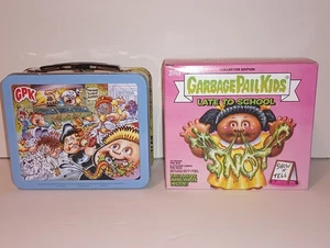 2020 GARBAGE PAIL KIDS Late to School Blue Lunchbox with Original Box - No Packs - Picture 1 of 5