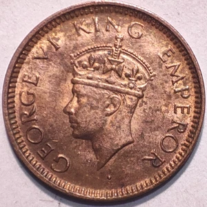 MONEDA DE COBRE INDIA BRITÁNICA GEORGE VI SIN CIRCULAR 1/12 ANNA - 1941 - Imagen 1 de 3