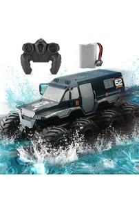 Amphibious RC Truck 1: 12 8WD, 2.4G Off Road Waterproof Large Remote Control - Picture 1 of 2