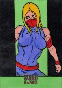 2023 5finity Squid Dames Sketchkarte von Rusty Gilligan V1 - Bild 1 von 2