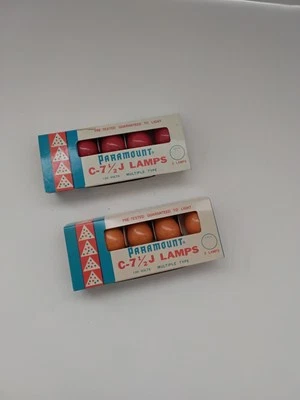 Paramount Indoor Colored Christmas C7 1/2 J Bulbs 2 Packs - Image 1 of 4