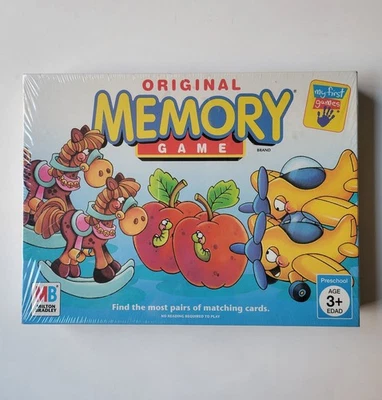 Vintage 1996 Original Memory Game MB Milton Bradley Company Sealed BRAND NEW - Image 1 of 2