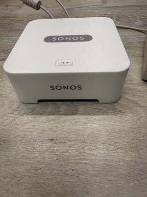 Sonos White Connect Bridge  With Adapter - Missing Wall Plug Cord - Image 1 of 4