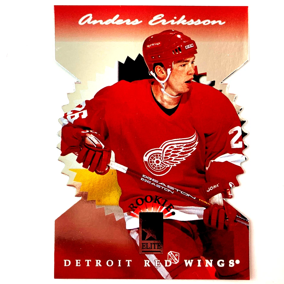 Anders Eriksson 1996-97 Donruss Elite Die-Cut Parallel #129 NHL Red Wings - Image 1 of 2