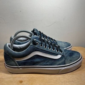 Vans Old Skool Denim Mujer Talla 9.5 Zapatos Azul Atlético Informal Skate Tenis - Imagen 1 de 10