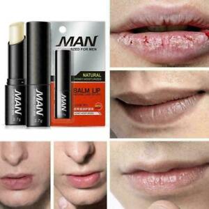 New Men's Lip Balm Gently Moisturizing Refreshing Smooth Q7M6 Lips UK.