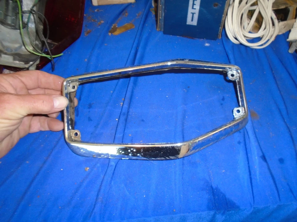 Fits 1971-1977 Chevrolet Vega Wagon rh Tail  bezel trim used - Image 1 of 1
