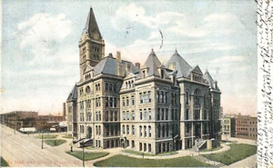 Postal UDB City Hall & Court House St Paul Minnesota 1908 - Imagen 1 de 2