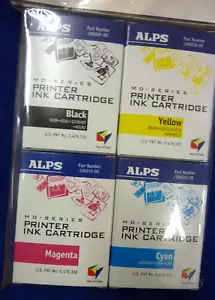 NEW 4 COLOR ALPS INK -CMYK OEM PART #106058-00 - FOR ALPS MD SERIES PRINTERS - Picture 1 of 5