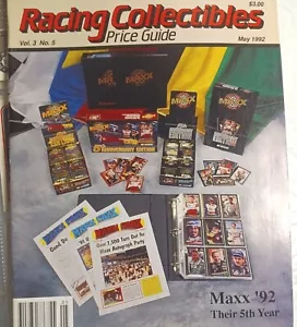 * 3/5 1992 Racing Collectibles Price Guide Mai 1992 Jeff Gordon Centerfold - Bild 1 von 7