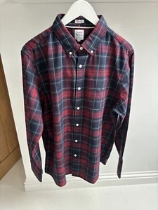 NEW John Lewis Slim Twill Check Shirt XL - Picture 1 of 8