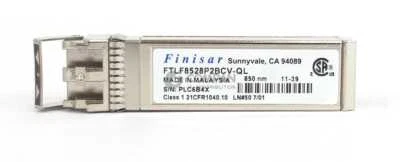 FTLF8528P2BCV-QL FINISAR 8GB SFP+ SW 850NM OPTICAL TRANSCEIVER - Image 1 of 4