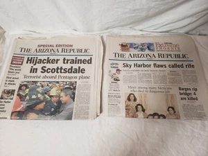 VTG 2001 Special Edition The Arizona Republic Newspaper September 15-16, 2001. - Picture 1 of 9