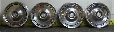 Juego de 4 tapacubos de 14" cubiertas de rueda OEM #387 1976-77 Dodge Charger Aspen (2155) Foto 1 de 4