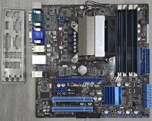 ASUS P7Q57-M DO + Intel Core i7-870 + 8 GB DDR3 RAM (2x 4 GB Crucial PC3-12800U) - Bild 1 von 4