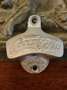 Abridor de botellas vintage de Coca Cola Starr X montaje en pared - Imagen 1 de 4