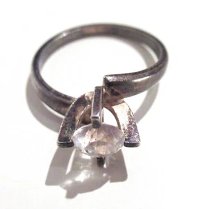 Designer Ring aus 835er Silber Zirkonia? Bergkristall? Silver 925 Jewelry  - Bild 1 von 4