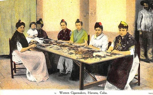 Havana Cuba Women Cigarmakers Postcard - Picture 1 of 2