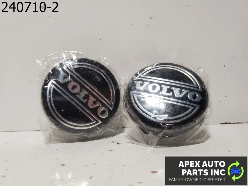 Tampas centrais Volvo XC90 2,9L fabricante de equipamento original 2005 conjunto de 2 calotas de roda 30666913 - Imagem 1 de 4