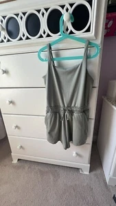 Abercrombie & Fitch Girl's active romper Olive size 11/12 - Picture 1 of 4