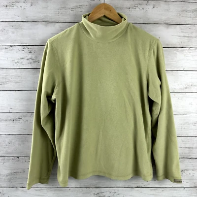 Columbia Fleece Feminino Grande Caminhada ao Ar Livre Casual Manga Longa Verde - Imagem 1 de 4