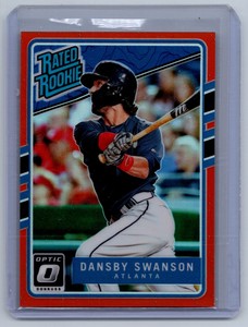 2017 Donruss Optic #33 Dansby Swanson Orange MINT