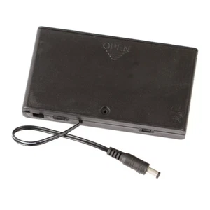 8AA Battery Holder Case DC 12V ON OFF Switch Black 1/4/8PCS Cell Storage Box - Picture 1 of 4