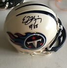 Autograph Mini Helmet Erron Kinney Tennessee Titans Adds Number