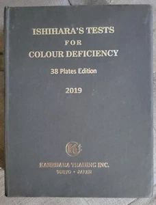 Ishihara Extended 38 Plate Color Test Optometry Ophthalmology 2019 Edition - Picture 1 of 5