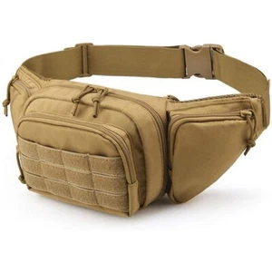 US Tactical Concealed Carry Pistol Fanny Pack Holster Waist Pack Bag Gun Holster - Picture 1 of 27