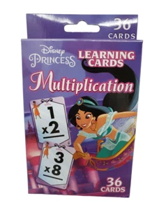 Tarjetas Flash Princesa Disney Bendon - 36 Cartas - Nuevas - Multiplicación - Imagen 1 de 1