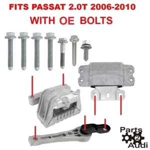 Engine Motor Mount Mounts Auto Transmission Mount Fits 2.0T Passat W/ TTY Bolts - Picture 1 of 3