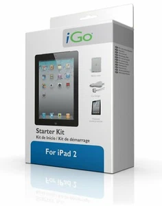 iGo Starter Kit iPad TPU Case, Screen protector, Car Charger - Apple Cert Color - Picture 1 of 7
