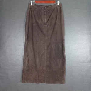 Liz Claiborne Rock Damen 8 Maxi Wildleder Borown Western Cowgirl - Bild 1 von 8