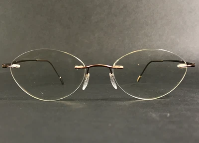Monturas de gafas Silhouette M7374/40 6063 titanio marrón sin montura 50-18-135 Foto 1 de 4