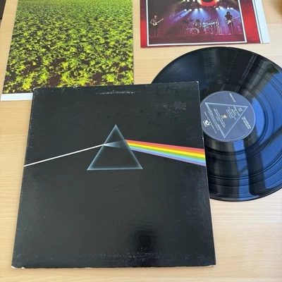 1970s PINK FLOYD Dark Side Of The Moon Los Angeles US Pressing W/Posters! - Image 1 of 4