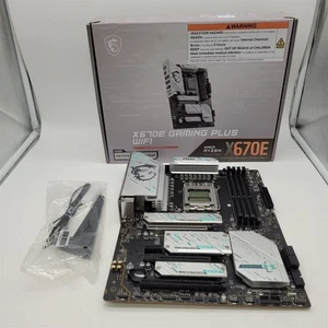 MSI X670E GAMING PLUS WIFI Gaming Motherboard (AMD AM5, DDR5, ATX) -NOT WORKING- - Afbeelding 1 van 6
