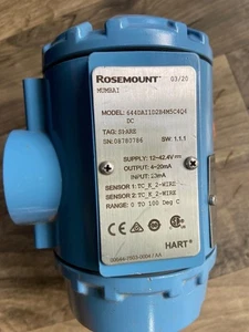 Rosemount 644DAI1D2B4M5C4Q4DC Temperature Transmitter - Picture 1 of 10