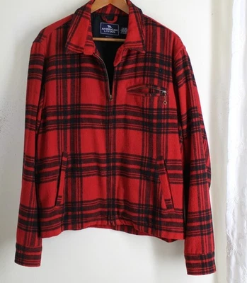 Chaqueta de hombre American Living talla L vintage estilo años 30 lana a cuadros Buffalo Check Foto 1 de 4