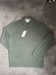 Original penguin merino wool blend long sleeve pullover jumper - L - BNW -RRP£80 - Picture 1 of 8
