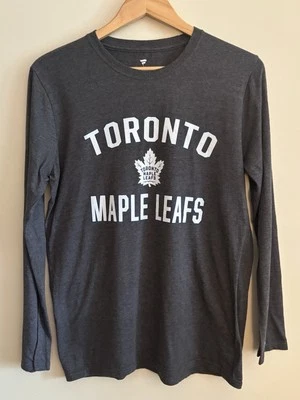 Men's Heathered Gray Toronto Maple Leafs Victory Arch Long Sleeve T-Shirt Medium - Image 1 of 4