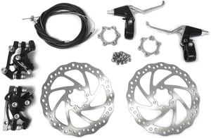 Front and Back Disk Brake Kit - 160Mm for 80Cc Gas Motorized Bicycle - Freewheel - Picture 1 of 12