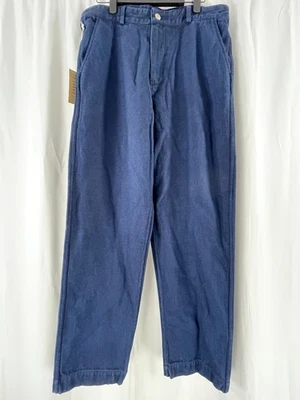 Industry Of All Nations Indigo 6 Clean Carpenter Men’s Pants Organic Cotton 34 - Image 1 of 4