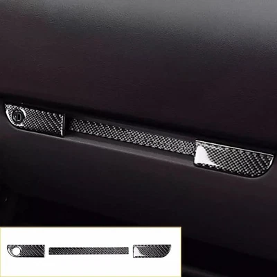 Pegatina de fibra de carbono para manija de guantera para Audi TT MK1 8N 2001-2006 Foto 1 de 4