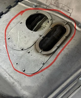 CHEVROLET C10 C60 Viking Transmission Shift /E Emergency Brake Inspection Covers - Изображение 1 из 4